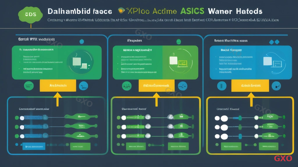 Professional infographic comparing three types of network switches side by side: unmanaged, smart managed, and fully managed. Each type shown with feature icons (VLAN, QoS, SNMP, CLI access) with checkmarks and crosses. Business-friendly design with green, yellow, and blue color coding for each type.