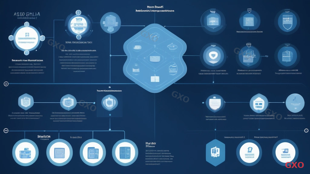 Professional infographic showing Cisco Catalyst 9200L security features in a layered defense model. Layers include: 802.1X port-based authentication, MACsec encryption (hop-by-hop), TrustSec micro-segmentation, and Cisco ISE integration. Shield icons and lock symbols representing each security layer. Dark blue and white color scheme with security-themed design elements.