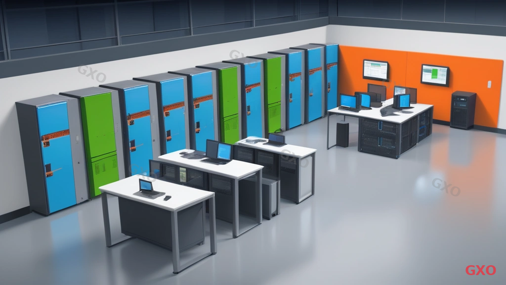 Clean modern illustration showing three deployment scenarios for dual switch configurations: office floor (desks and wireless APs), server room (rack-mounted switches with redundant uplinks), and factory floor (industrial environment with ruggedized connections). Each scenario shown in a separate panel with key design considerations noted. Blue, green, and orange color coding for each environment.