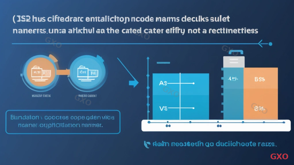 Professional infographic showing UPS capacity calculation process. Formula displayed: Required UPS VA = Total Load W / Power Factor x Safety Margin (1.25). Example calculation with real numbers. Below, a graph showing relationship between load percentage and backup time (higher load = shorter backup). Target zone highlighted at 40-50% load rate. Clean data visualization style with blue gradient.