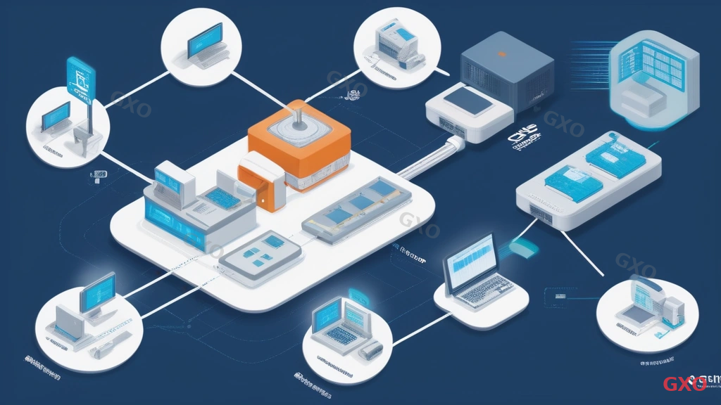 Clean modern illustration showing a 10Gbps router setup process. Diagram with ONU connected to MAP-E compatible router via 10GbE cable, then to 10GbE switch and office network. Step-by-step connection labels in Japanese. Equipment icons for ONU, router, and switch clearly labeled. Technical but accessible illustration style.