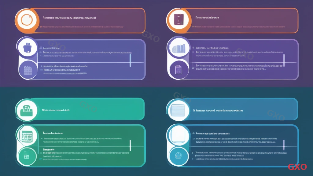 Professional infographic showing a four-phase server migration checklist. Phase 1 Planning (blue), Phase 2 Implementation (green), Phase 3 Verification (orange), Phase 4 Completion (purple). Each phase has 4-5 checkbox items. Progress bar at top showing overall completion. Clean corporate design suitable for printing and internal use.