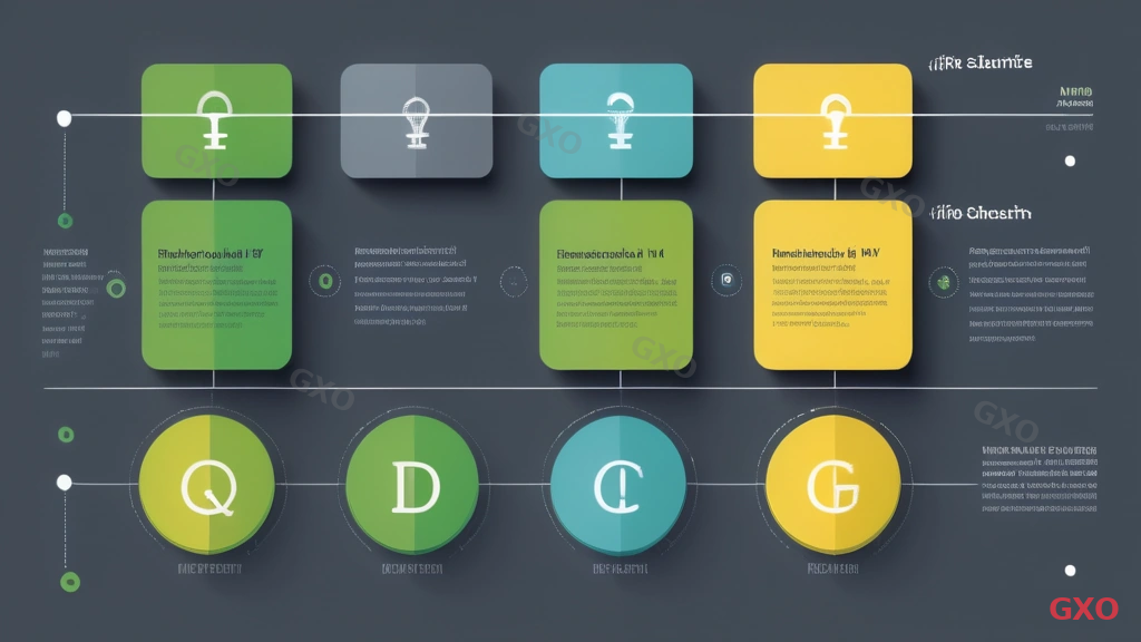 Professional infographic showing a 2x2 priority matrix for IT investment decisions. X-axis labeled 'Implementation Feasibility' (low to high), Y-axis labeled 'Business Impact' (low to high). Four quadrants: top-right (green, 'Immediate Priority'), top-left (yellow, 'Plan Carefully'), bottom-right (blue, 'Quick Win'), bottom-left (gray, 'Defer'). Sample IT projects plotted as dots in each quadrant. Clean corporate design with grid lines, soft shadows. Conveying strategic decision-making for IT investment prioritization.