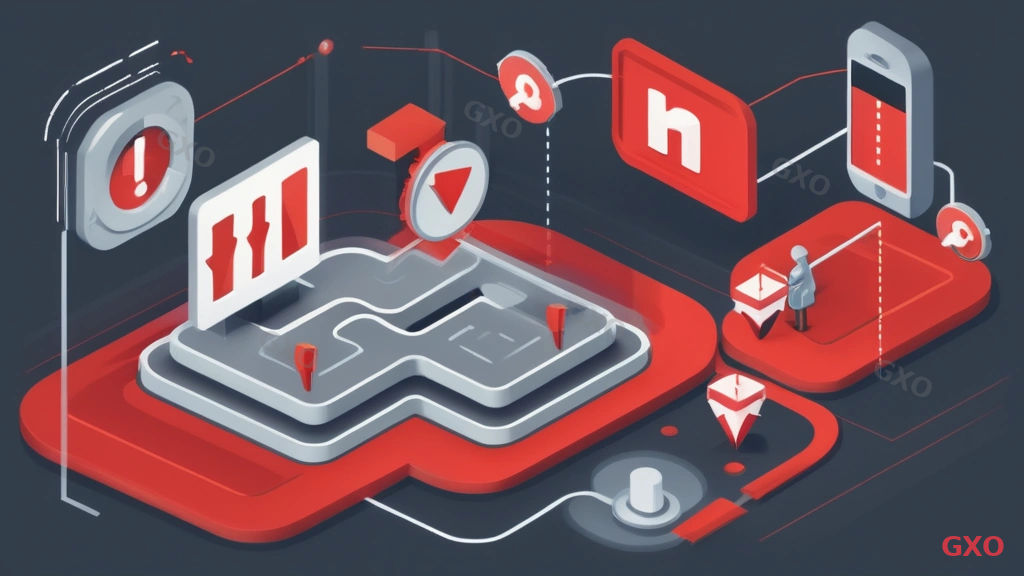 Technical diagram showing P2V migration challenges: driver incompatibility (mismatched puzzle pieces), high CPU load during conversion (CPU gauge in red zone), data consistency risk (database icon with exclamation mark), and extended downtime (hourglass icon). Red and gray warning color scheme, structured layout with connecting arrows.