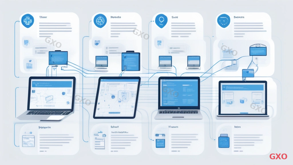 Technical diagram illustrating network assessment workflow before renewal. Step-by-step flow from left to right: inventory check of all devices, configuration document review, hidden dependency mapping, traffic analysis, and risk scoring matrix. Each step connected by arrows with checkpoint icons. Clean line art style with blue and gray tones. Suitable for IT planning documentation.