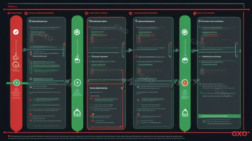 Technical diagram showing security configuration migration checklist. Three parallel tracks: firewall rules transfer, VPN tunnel reconfiguration, and access control list migration. Each track has verification checkpoints with pass/fail indicators. Side panel showing common mistakes with red X marks. Dark background with bright security-themed color accents (green for verified, red for errors). Enterprise security documentation style.