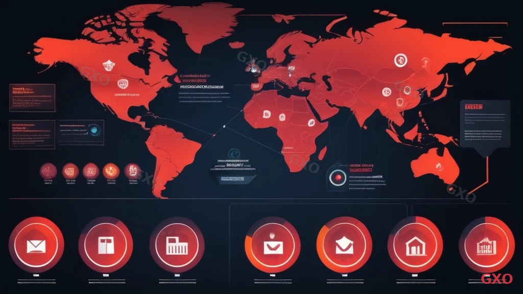 移行後に発覚しやすいトラブルと影響範囲 Professional infographic showing a post-migration trouble map. Central server icon radiates outward to multiple trouble categories: performance degradation (slow speedometer), email non-delivery (envelope with X), authentication errors (lock with warning), file permission issues (folder with exclamation), and SSL certificate problems (broken shield). Each category has a brief impact description and affected user icons. Circular layout with red alert colors, professional infographic style with dark background.