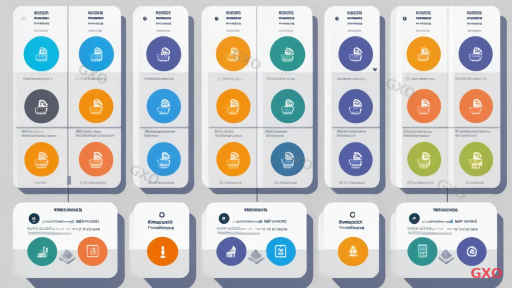 サーバー移行支援の委託先を選ぶ際の確認事項 Clean modern illustration showing a vendor evaluation scorecard with 5 criteria rows. Each row has an icon and rating indicator: Migration Experience (trophy icon), OS-Preserving Capability (server with same-version badge), Rollback Guarantee (undo arrow icon), Communication Quality (speech bubble icon), Post-Migration Support (headset icon). Star rating system beside each criterion. Card-based layout with light gray background and accent colors for each criterion category.