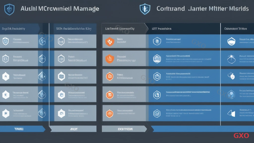 Professional infographic comparing UTM and Firewall side by side. Left column labeled UTM with a multi-layered shield icon, right column labeled Firewall with a single wall icon. Comparison rows showing: security scope (multi-layer vs single layer), threat coverage (comprehensive vs limited), management complexity (centralized vs simple), cost structure (all-in-one vs per-function). Clean modern design with blue for UTM and gray for firewall. Visual icons for each comparison point.