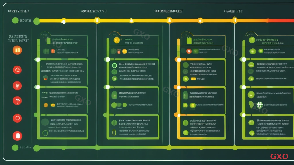 Professional infographic showing a decision matrix for selecting inter-site network connection types. Horizontal axis shows criteria (cost, security, scalability, management complexity) and vertical axis lists five connection types. Color-coded cells indicate suitability levels (green=excellent, yellow=moderate, red=challenging). Clean modern design with grid layout. Highlighting systematic approach to choosing the right connection method for different business requirements.