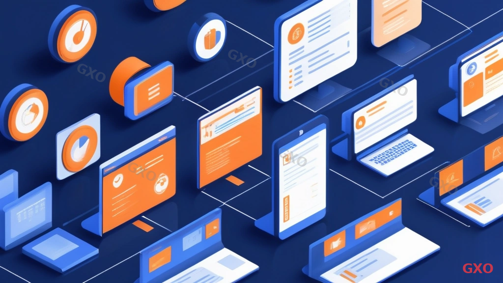 Clean modern illustration of a business requirements gathering scene. A checklist document in the center with checkmarks next to items like 'number of sites', 'bandwidth requirements', 'security level', and 'budget'. Around the checklist, icons represent each requirement category. Warm professional color scheme with orange and navy blue. Highlighting the importance of thorough preparation before network construction.