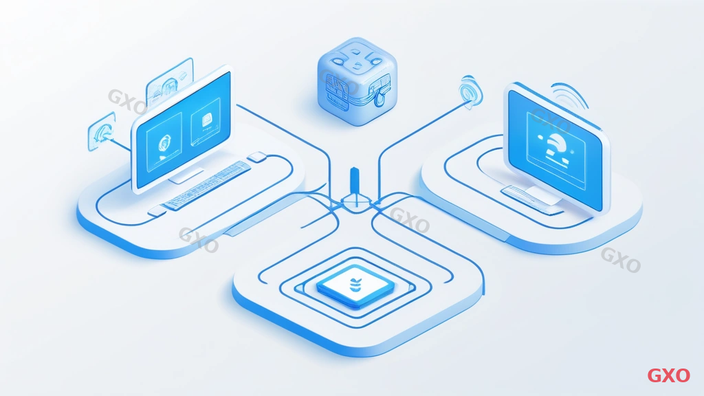 Clean modern illustration showing five network connection types arranged horizontally with distinct icons: dedicated line (solid thick line), IP-VPN (closed cloud), Internet VPN (open cloud with lock), SD-WAN (software controller icon), and wide-area Ethernet (Ethernet cable icon). Each type has a brief label underneath. Minimalist style with consistent blue color palette on white background. Highlighting the variety of inter-site connection methods available.