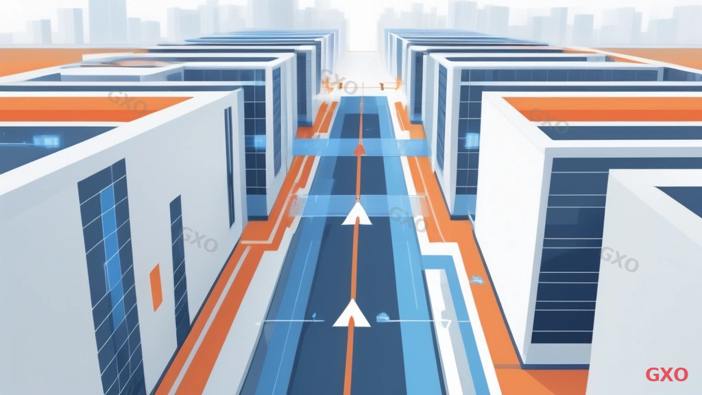 Clean modern illustration showing network redundancy concept with two parallel communication paths between an office building and a cloud data center. Primary path shown in blue, backup path shown in orange with automatic failover switch in the middle. Simple arrows indicating data flow direction. White background, minimal flat design style. Highlighting the basic structure of dual-path network architecture.