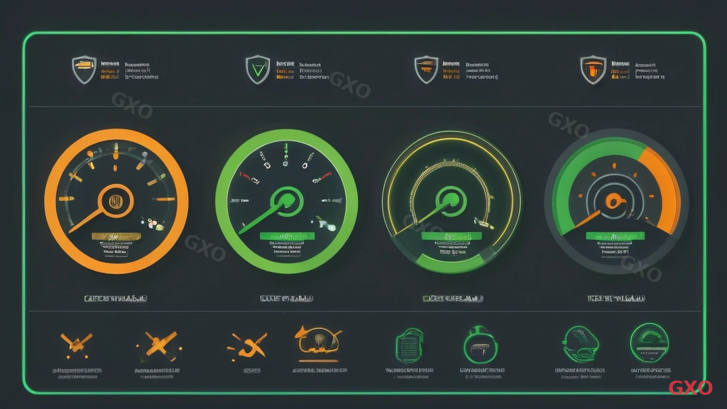 Clean comparison infographic showing four VPN protocols side by side: OpenVPN, IPsec/IKEv2, WireGuard, and L2TP. Each protocol card shows icons for speed (speedometer), security (shield), and ease of setup (wrench). WireGuard shows highest speed rating. Color-coded from green (fast) to yellow (moderate) to orange (slow). Professional flat design style.