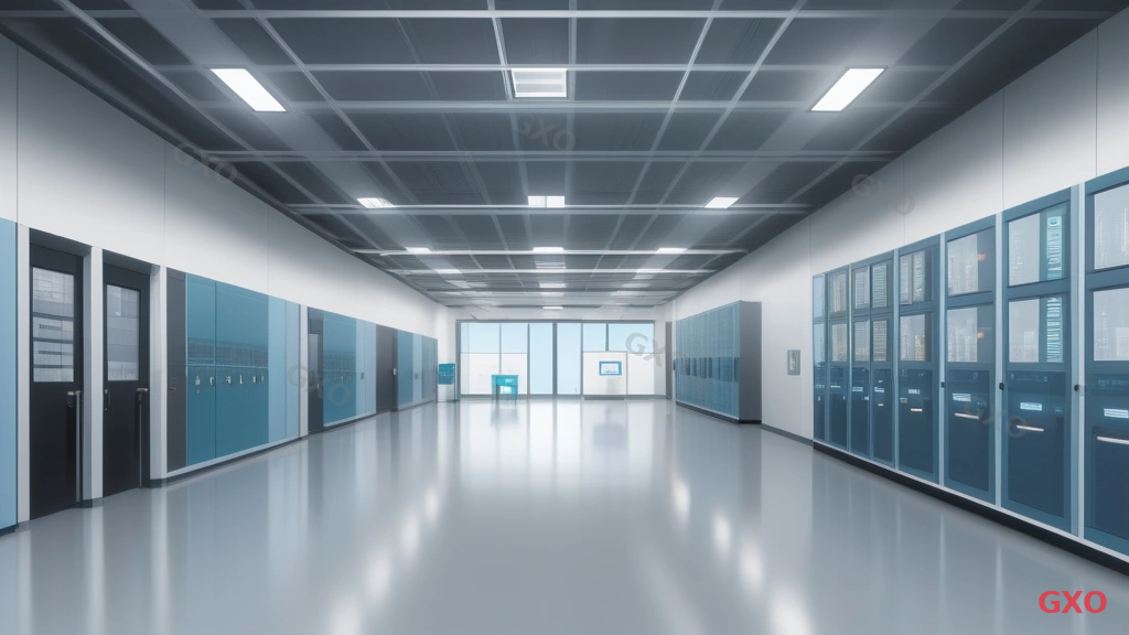 Triptych illustration showing three industry scenes. Left panel: manufacturing factory floor with OT/IT network diagram and firewall placement. Center panel: financial institution office with compliance checkmarks and encrypted data flow. Right panel: hospital corridor with medical device network segmentation diagram. Each panel has a small recommendation badge for suitable firewall product. Muted professional color palette with industry-specific accent colors. Clean informative style.