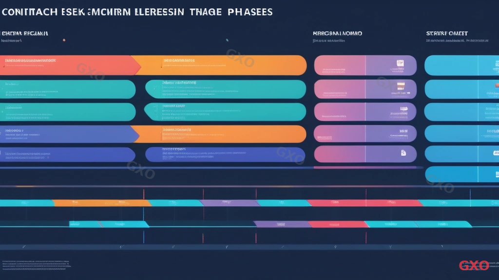 Professional Gantt chart style infographic showing parallel implementation schedules for three EOSL options. Top timeline shows server replacement (6 months with phases: planning, procurement, migration, testing). Middle shows cloud migration (4 months with assessment, design, migration, optimization). Bottom shows extended maintenance (2 weeks for contract and setup). Key milestones marked with diamond icons. Clean horizontal layout with color-coded bars and Japanese month labels.