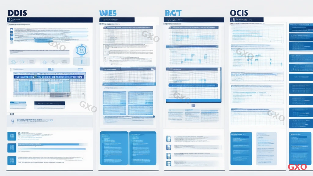 Professional infographic displaying a step-by-step checklist for companies discovering EOSL servers. Four numbered steps with icons: 1) Calendar icon for checking exact EOSL dates, 2) Network diagram icon for mapping affected systems, 3) Priority matrix icon for risk ranking, 4) Document icon for budget estimation. Clean white background with blue accent colors and Japanese corporate design style. Organized and easy to follow layout.