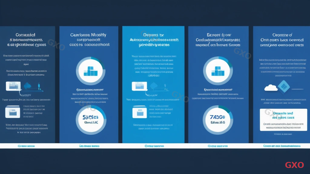 Professional infographic showing a TCO (Total Cost of Ownership) comparison between on-premises server replacement and cloud migration over a 5-year period. Two side-by-side bar charts: left showing on-premises costs (high initial CAPEX, moderate ongoing OPEX), right showing cloud costs (low initial, steady monthly OPEX). Below the charts, a checklist of criteria for companies suited for cloud migration. Clean design with blue for on-premises and green for cloud costs.