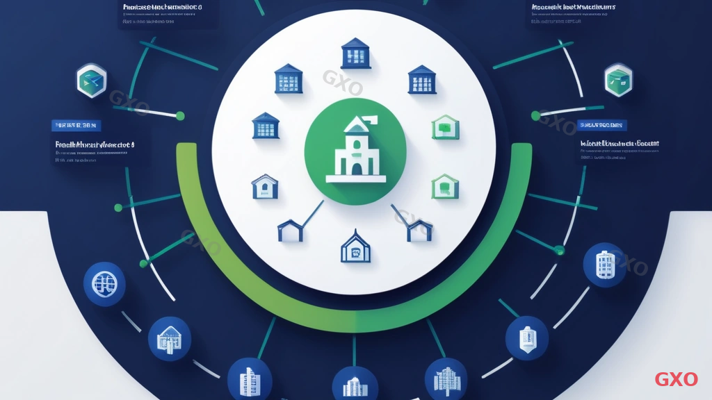 Professional infographic showing 7 checkpoints for corporate ISP selection arranged in a circular layout. Each checkpoint has an icon: 1) Fixed IP (network icon), 2) Speed (speedometer), 3) SLA (shield with checkmark), 4) Support (headset), 5) Cost (yen symbol), 6) Security (lock), 7) Scalability (expanding arrows). Center shows a building icon representing the company. Navy blue and white color scheme with green accent for checkmarks.