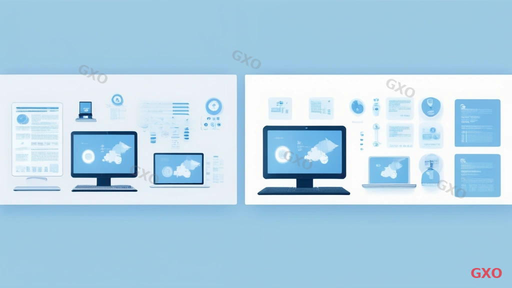 Clean modern illustration comparing corporate ISP and personal ISP side by side. Left panel shows a small office with multiple desktops and a server rack, labeled 'Business ISP' with icons for fixed IP, SLA guarantee, and 24/7 support. Right panel shows a home setting with a single laptop, labeled 'Personal ISP' with icons for shared bandwidth and best-effort service. Soft blue and white color palette, minimal flat design style, professional infographic layout.
