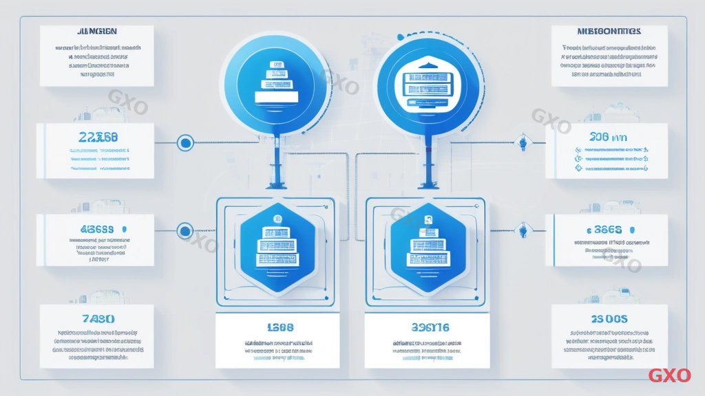 Professional infographic displaying the hierarchy of IP address types for corporate use. Three columns: Global IP (internet-facing, unique worldwide), Private IP (internal network, 192.168.x.x range), and Multi-IP allocation (multiple global IPs for server farms). Each column has an icon and brief description. Bottom section shows the acquisition flow: ISP contract, IP assignment, router configuration. Light gray background with blue accent colors, clean corporate infographic style.