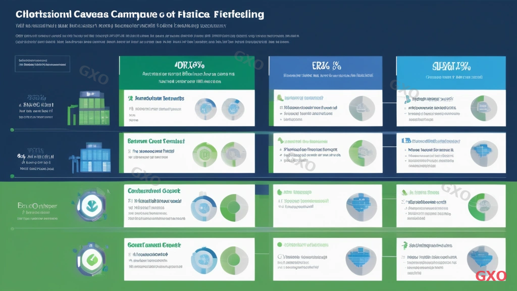Professional infographic showing server construction cost breakdown for manufacturing, pie chart of initial costs including hardware, software licensing, installation, and network infrastructure, bar chart comparing 5-year total cost of ownership for on-premises vs cloud vs hybrid, cost reduction tips highlighted in callout boxes, clean financial report style with green and blue color scheme