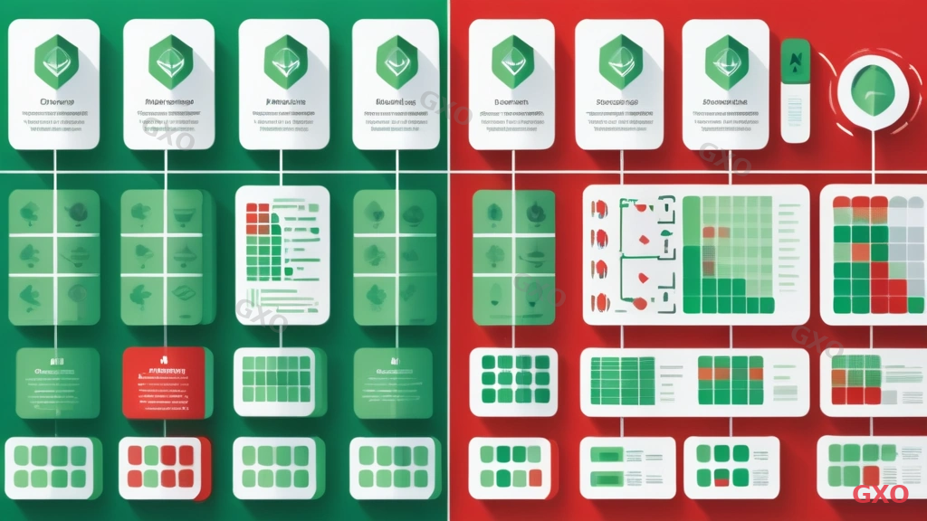 Professional infographic showing common failure patterns in server outsourcing arranged in a grid layout. Each pattern is represented by a warning icon with a short description and a green checkmark solution beside it. Patterns include: vague requirements, price-only selection, no rollback plan, scope creep, poor communication, inadequate testing. Clean red and green contrast against white background. Professional business advisory style.