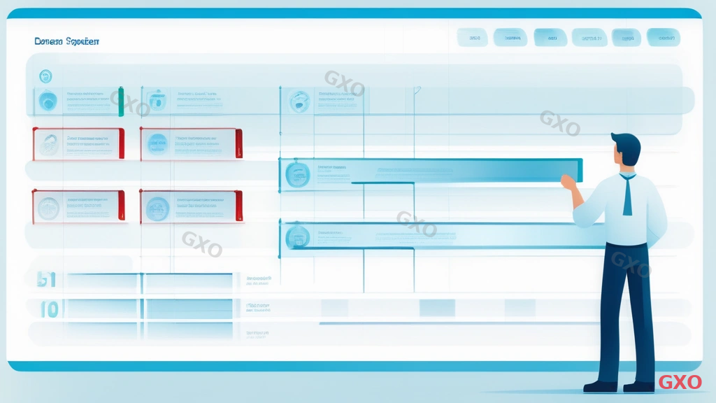 Clean modern illustration showing a Gantt chart style project timeline for server construction. Three phases clearly labeled: Design Phase, Build Phase, and Test Phase. Each phase has sub-tasks with progress bars. A project manager figure stands beside the chart pointing at current milestone. Status indicators show green (on track), yellow (attention), and red (delayed) items. Calendar and clock icons emphasize timeline management. Light blue and white color scheme.