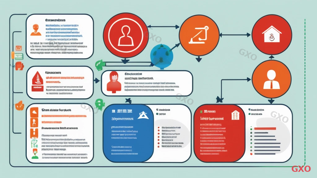 Professional infographic showing outsourcing risks on the left side (dependency risk, information leakage, knowledge loss - shown with warning icons in red/orange) and corresponding countermeasures on the right side (multi-vendor strategy, NDA and access control, documentation requirements - shown with shield/checkmark icons in blue/green). Connected by arrows. Clean corporate design, balanced layout, Japanese business context.