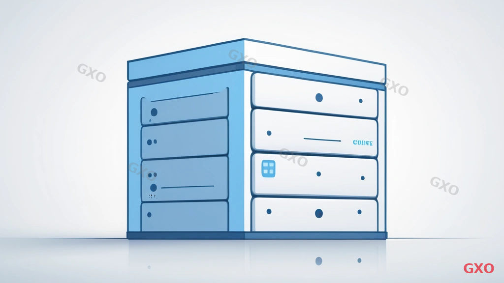 Clean modern illustration showing the concept of server virtualization: one physical server box at the bottom with three virtual server icons floating above it, connected by dotted lines. Simple flat design with blue and gray color palette, white background, professional business infographic style. Labels show 'Physical Server' and 'Virtual Machines' in clean typography.