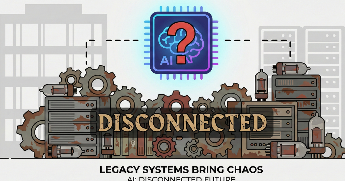 AI活用できない企業の9割はレガシーシステムが原因