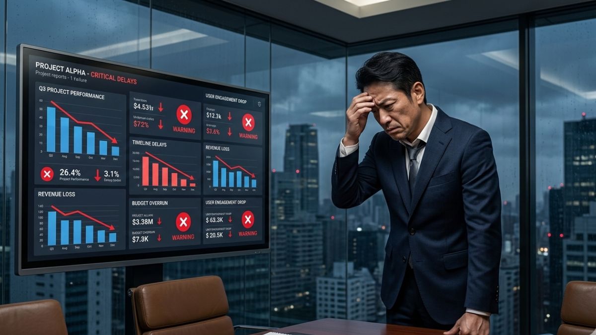 DX推進の失敗パターン7選|経営者が陥る落とし穴